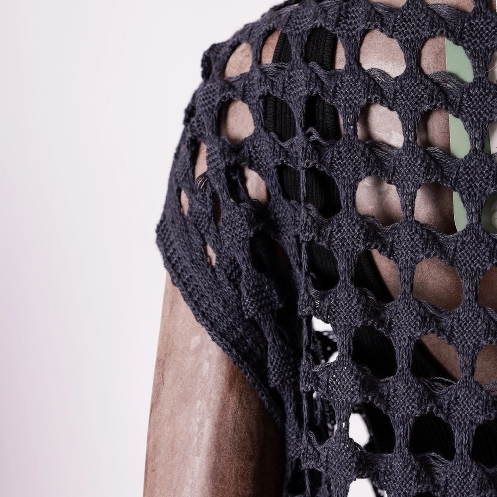 Crochet Open-Front Duster - Picture 6 of 10